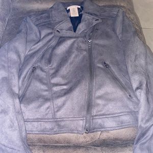 Philosophy Large Grey Faux Leather